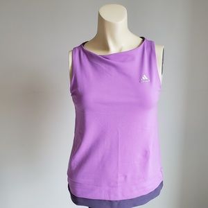 ADIDAS Purple Sleeveless Top in Junior size M